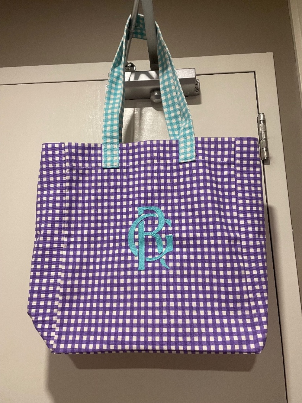 Roger & Gallet Gingham Tote
